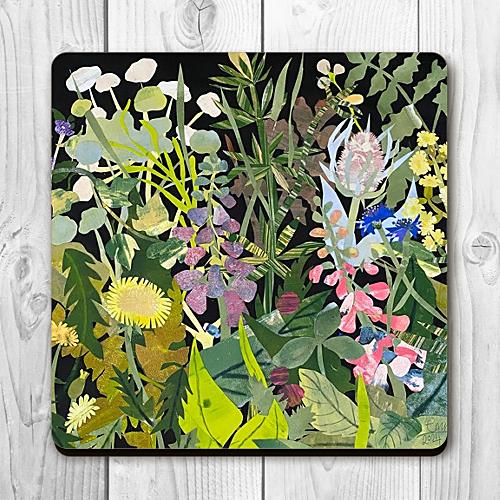 Christmas Coaster Cards 4 x Different Designs Gifting Pack