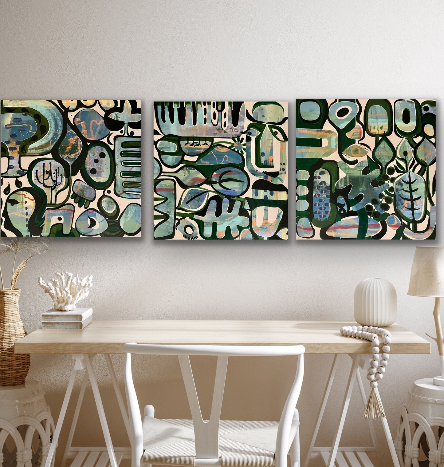 *NEW* Listen To Mother (Nature) - Abstract Triptych