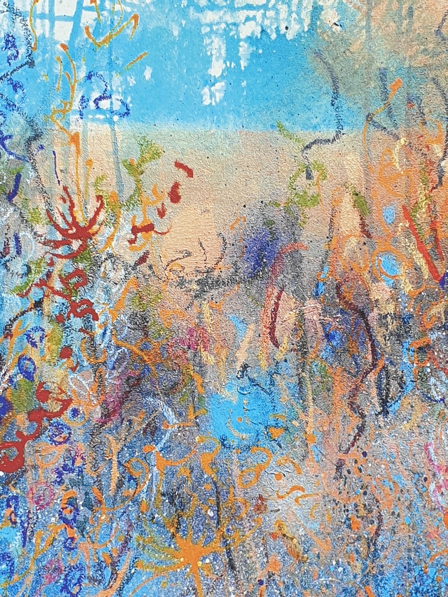 Abstract Walk Giclée Print