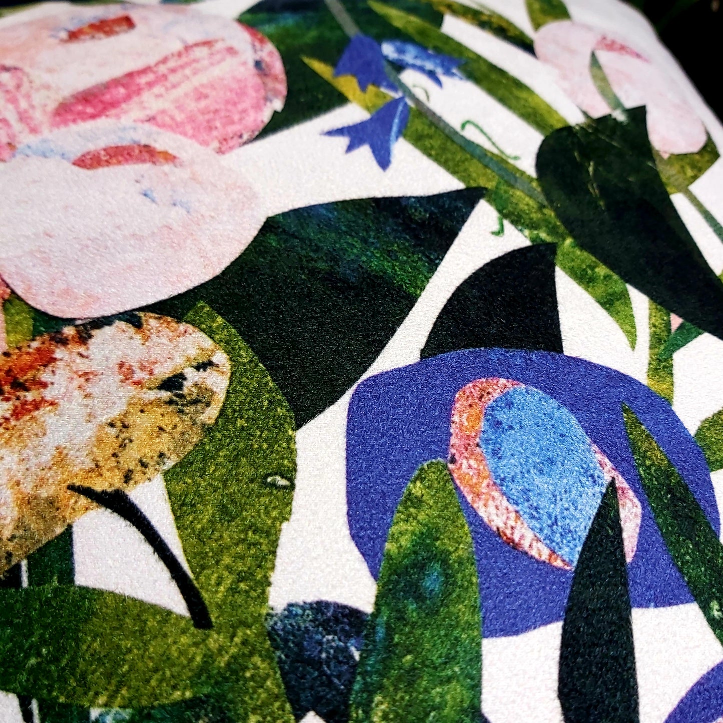 Spring Picks White Square Cushion Cover