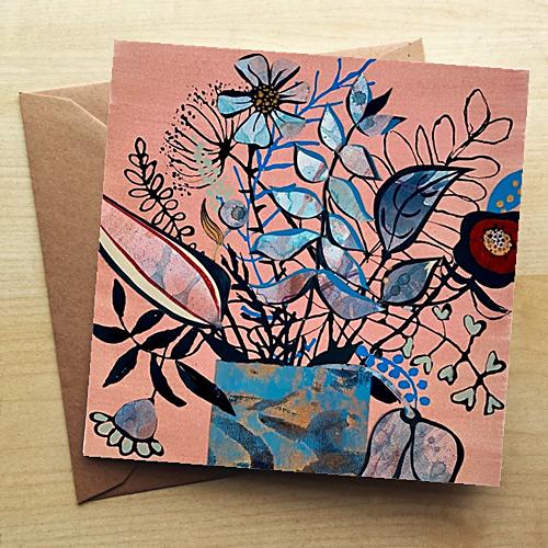 Collaged Bouquet