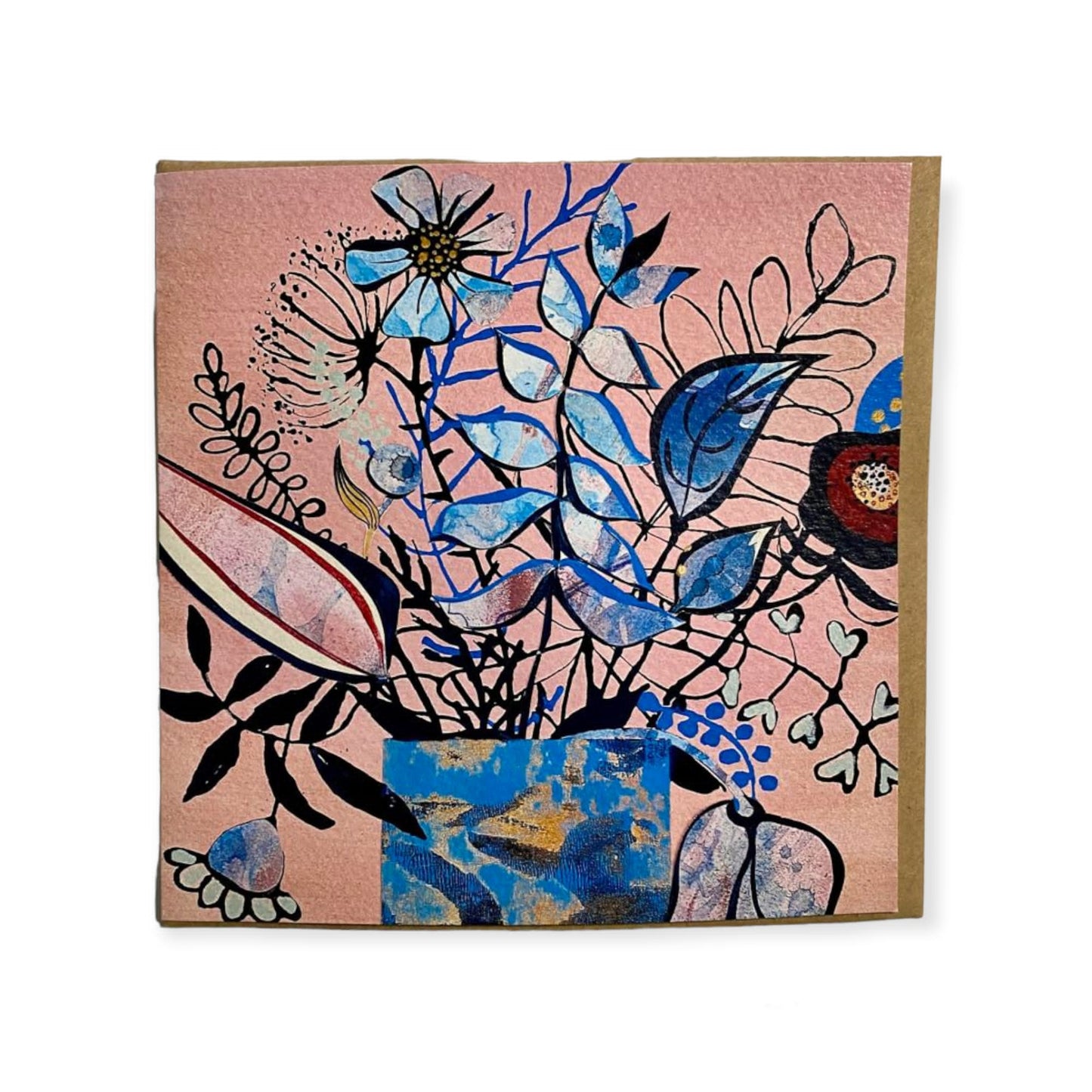 Collaged Bouquet