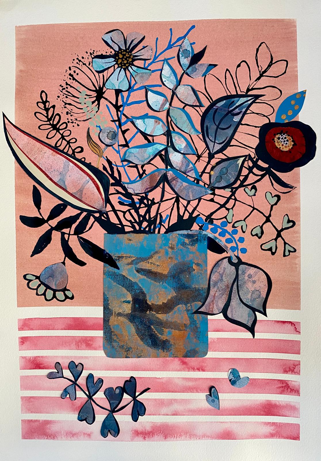 October Mixed Media Collage
