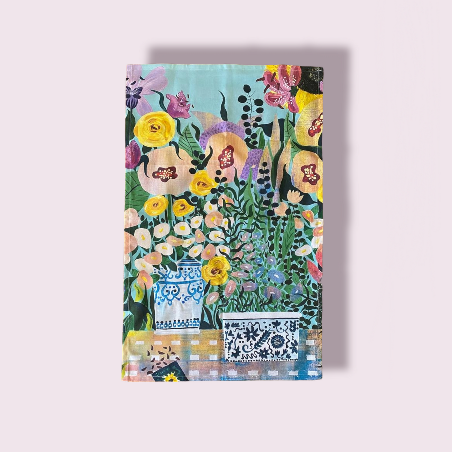 Cottage Garden Tea Towel