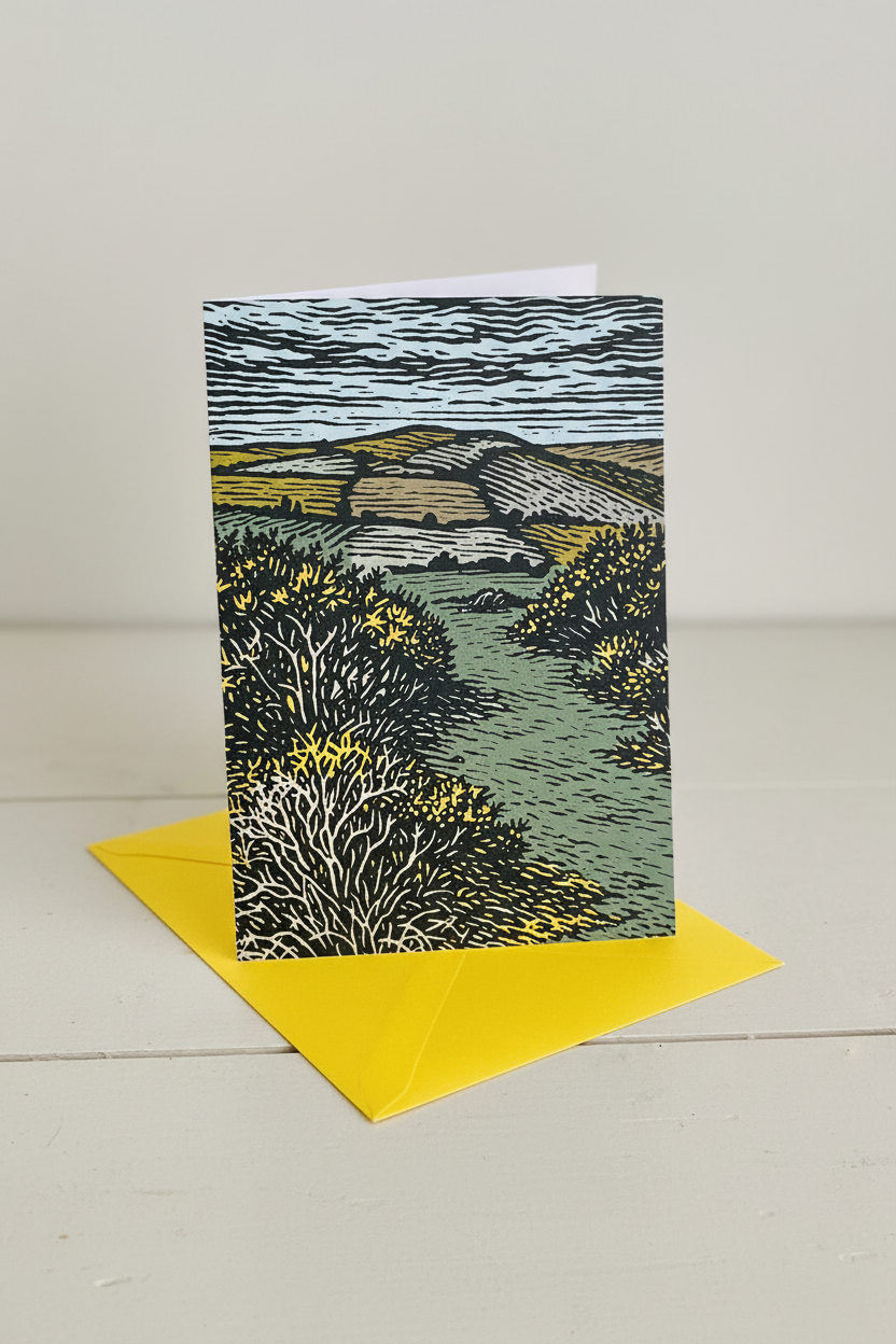 Dartmoor View - Art Card