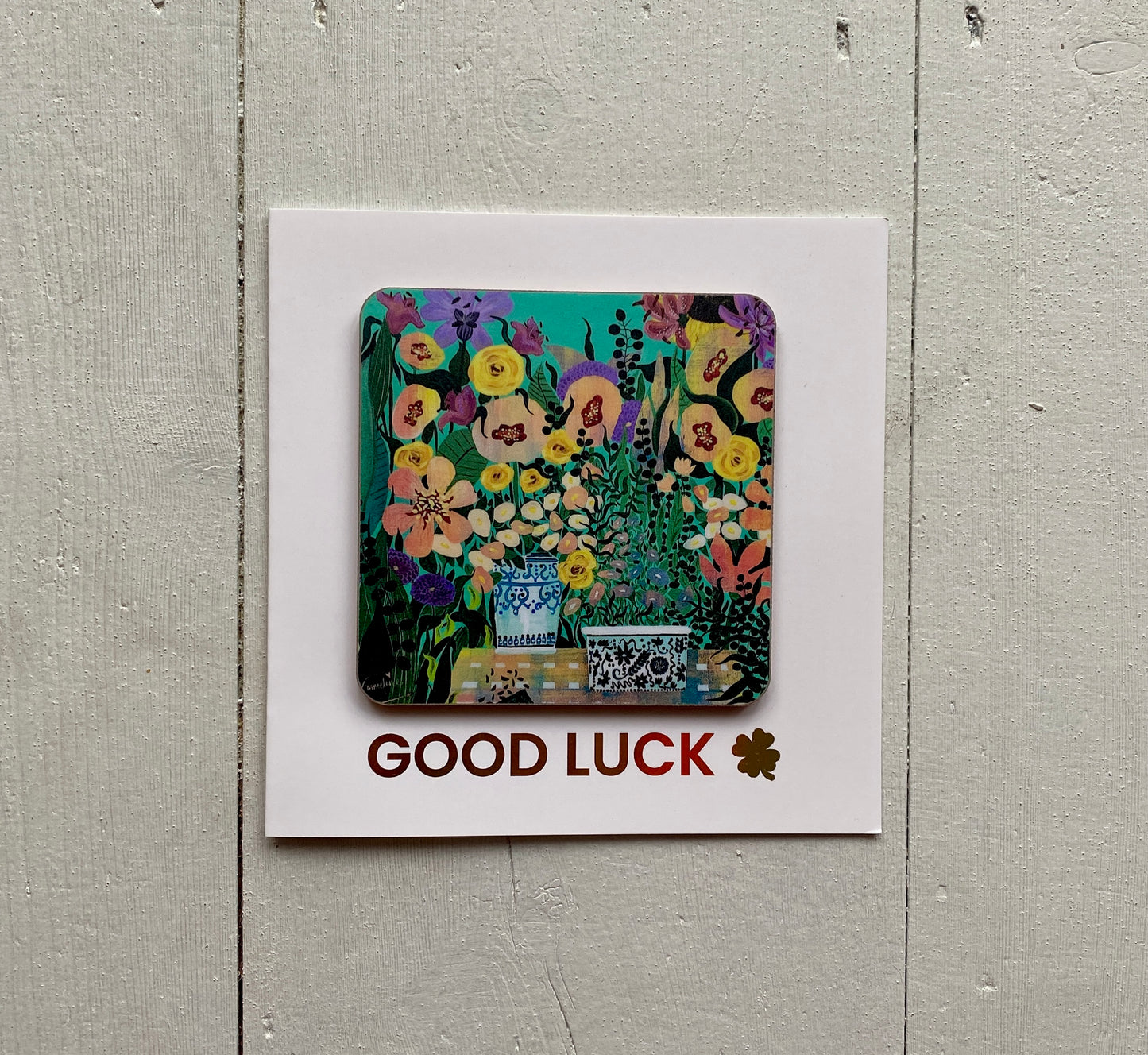 GOOD LUCK 🍀 Coaster Card *NEW*