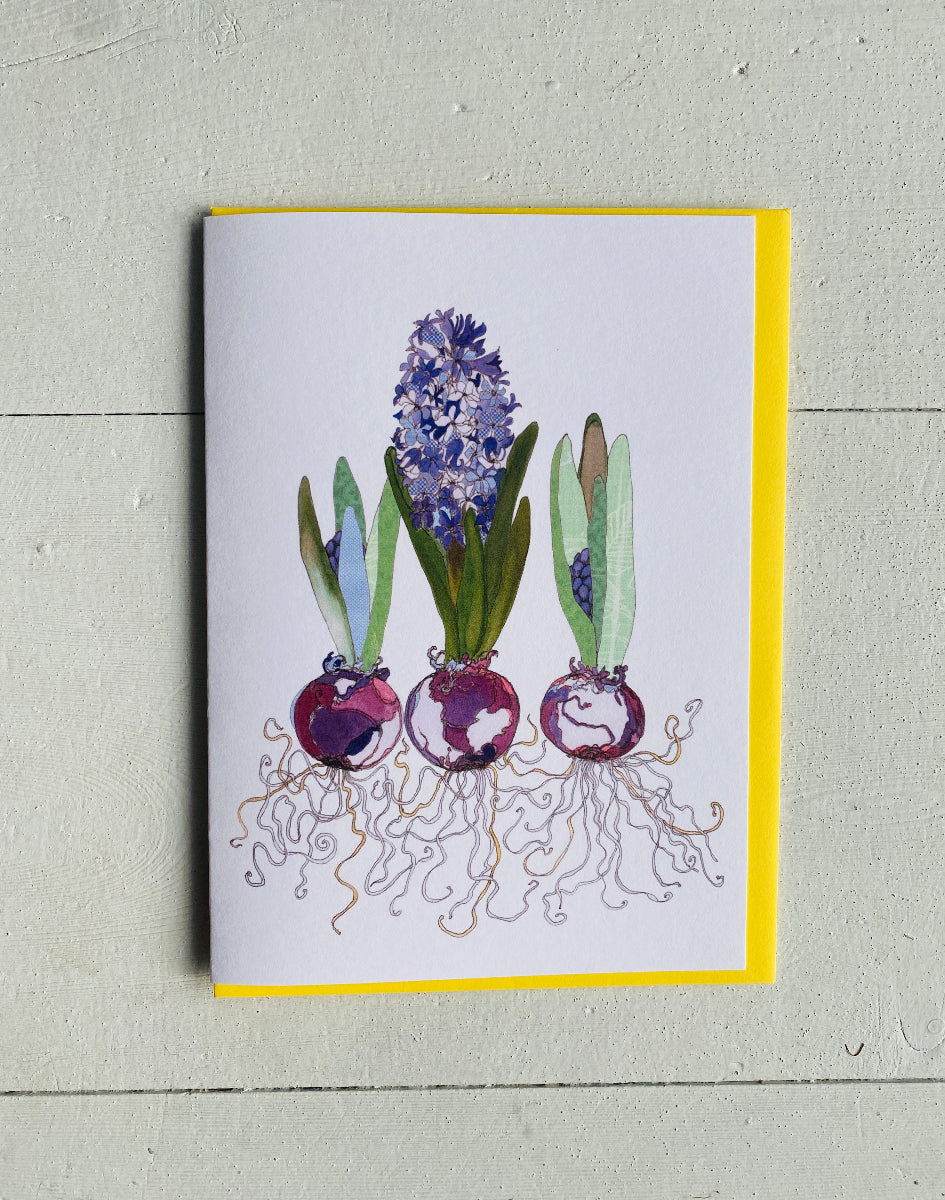 Hyacinth Greetings Card - Sketchbook Botanical Range
