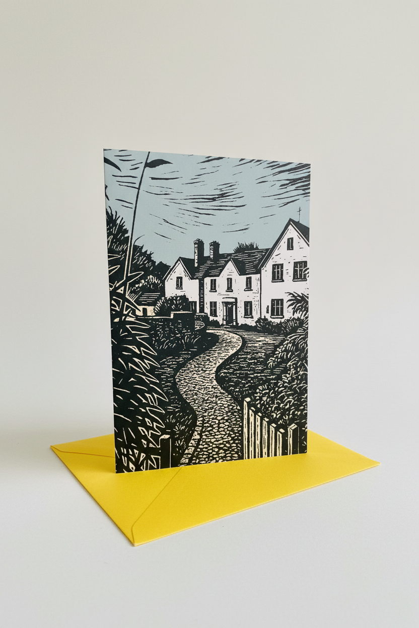 Mill End Hotel - Art Card - Dartmoor