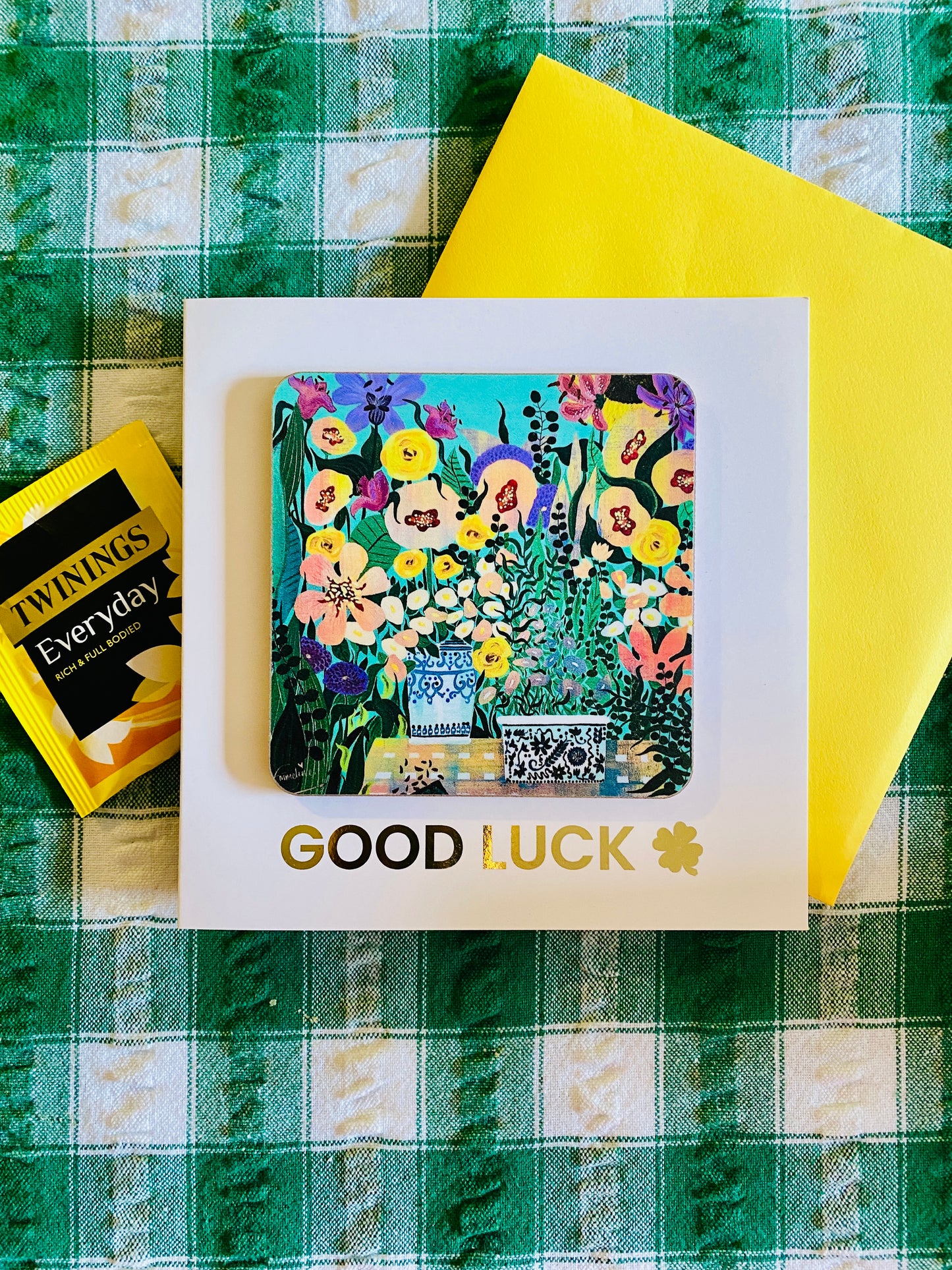 GOOD LUCK 🍀 Coaster Card *NEW*