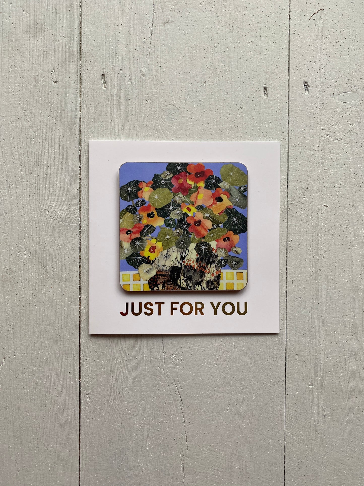 JUST FOR YOU Coaster Card *NEW*