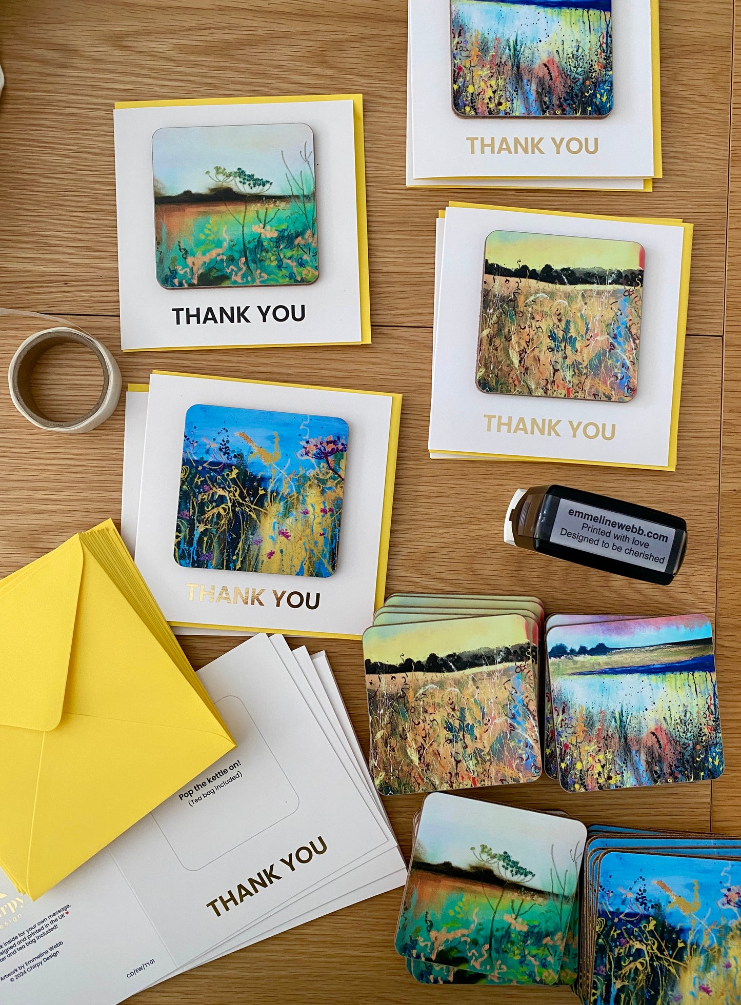 Mini Landscapes  - Coaster cards