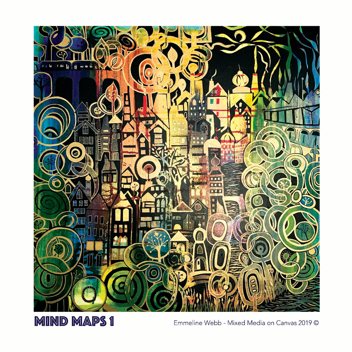Mind Maps 1  - Art Print