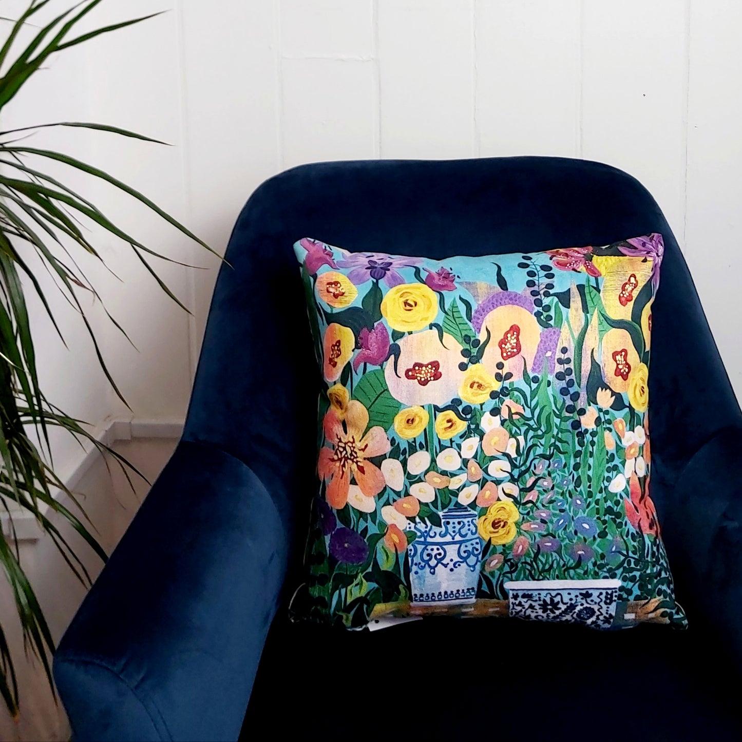 Cottage Garden Square Cushion