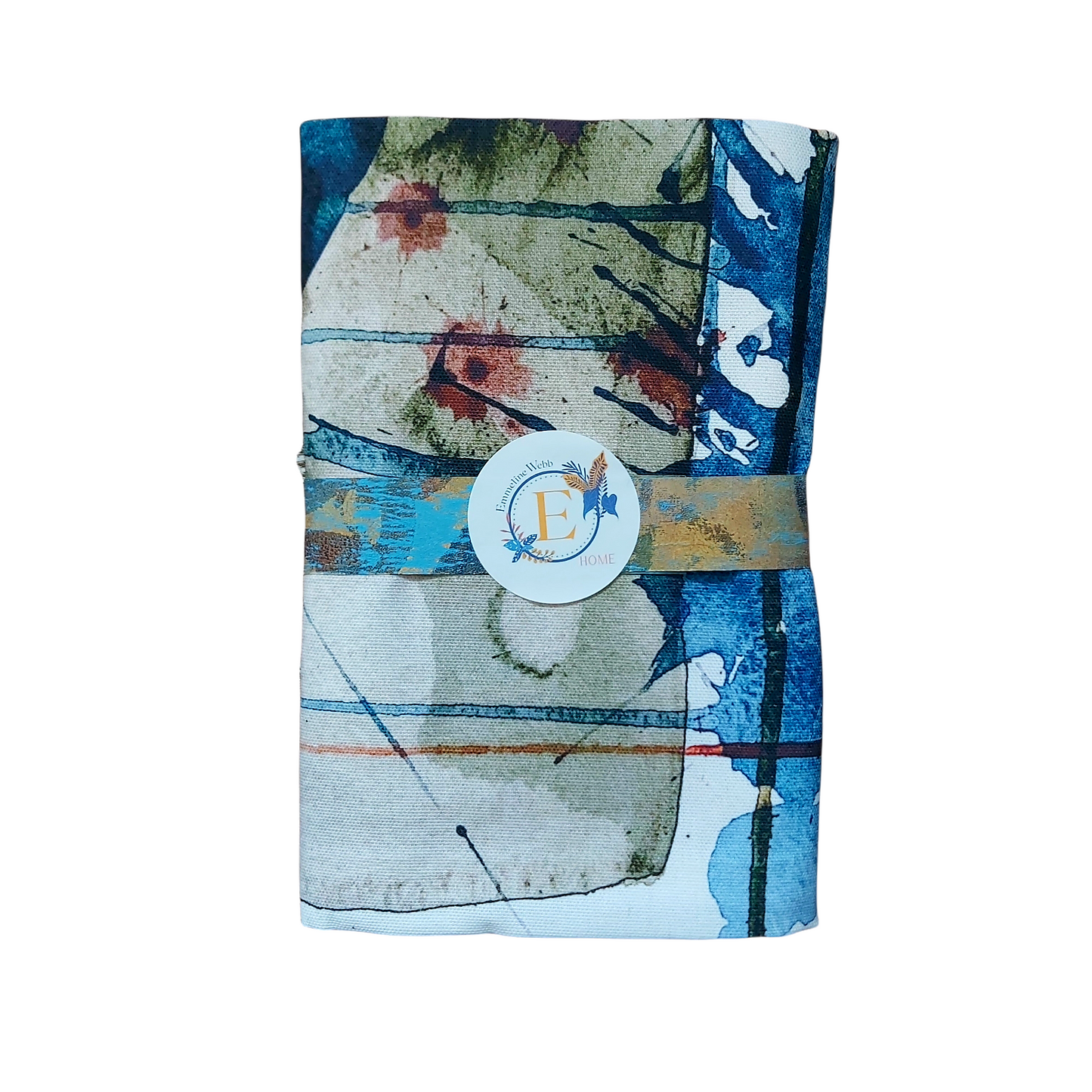 Abstract Watercolours Tea Towel