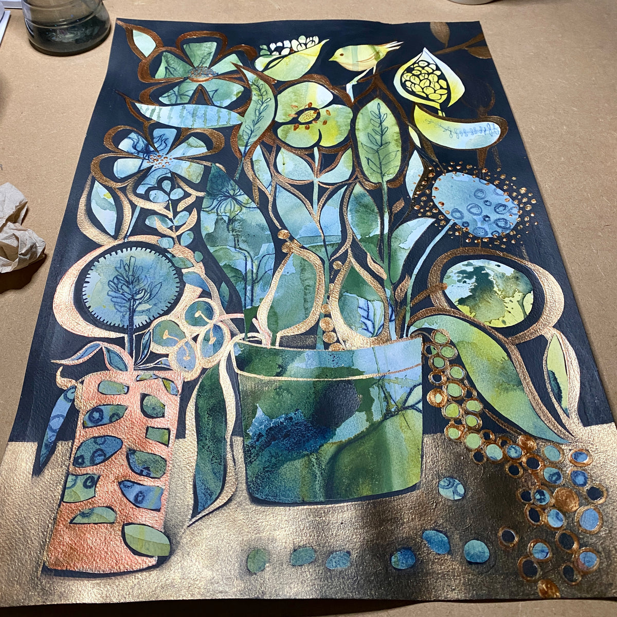 Mixed Media Botanical Painting Workshop - JAN 2027 - Perfect For Gifting